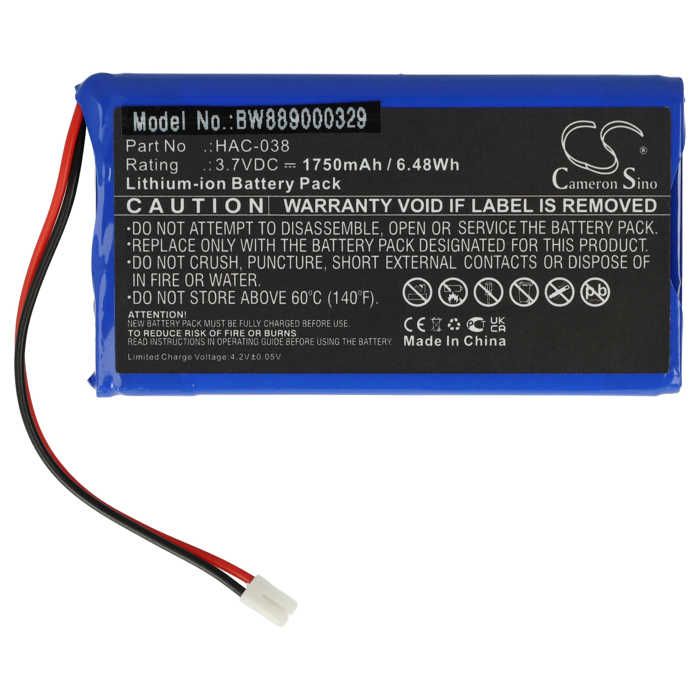 vhbw Batterie compatible avec Nintendo Switch Mario Kart Live, Mario Kart Live: Home Circuit console de jeux (1750mAh, 3,7V,