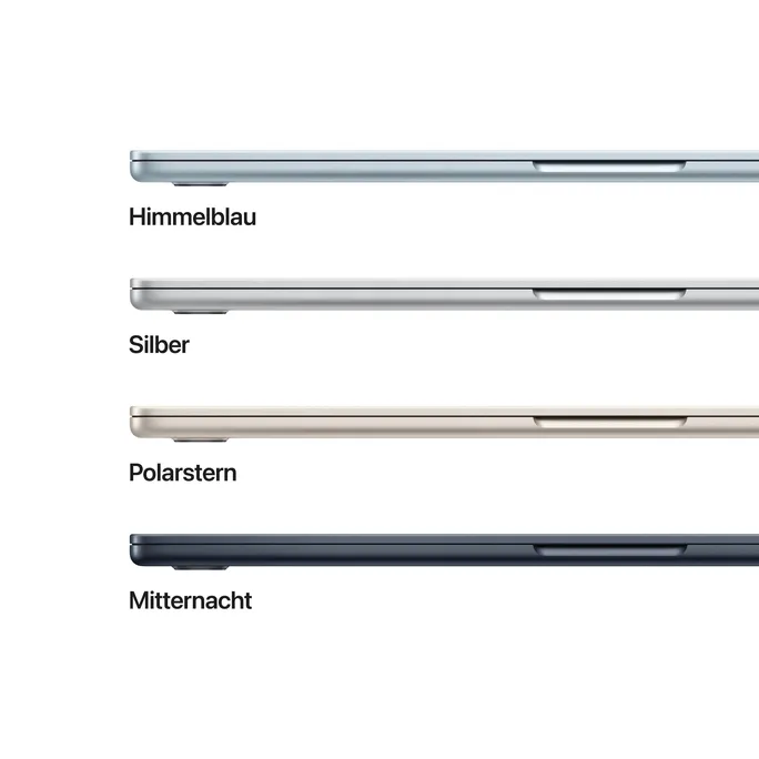 Apple MacBook Air 15,3" 2025 M4/16/512GB SSD 10C GPU Polarstern MW1K3D/A – Bild 3