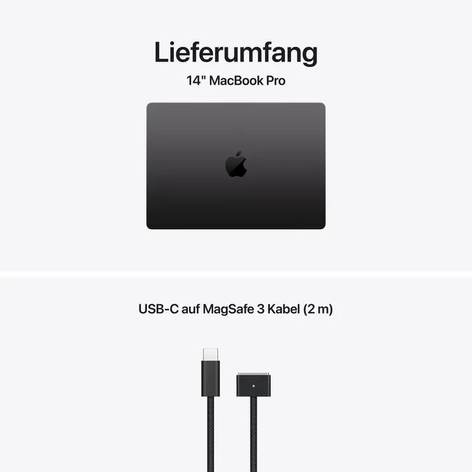 Apple MacBook Pro 14" 2025 M5/32/2TB 10C CPU 10C GPU Space Schwarz BTO – Bild 2