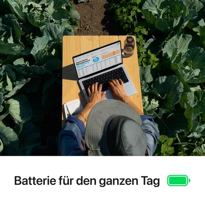 Apple MacBook Pro 14" 2024 M4/24/2TB 10C CPU 10C GPU Silber BTO – Bild 4
