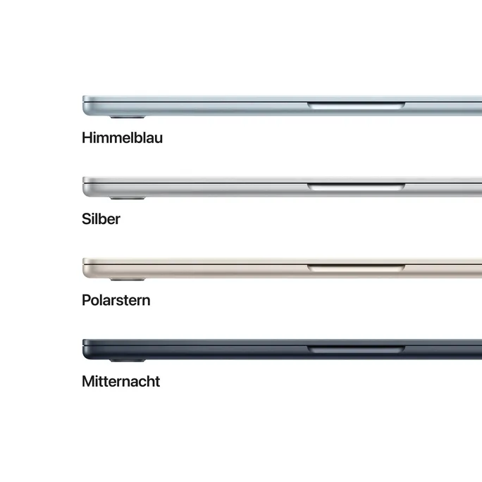 Apple MacBook Air 13,6" 2025 M4/16/256GB SSD 8C GPU Himmelblau 35W Dual BTO – Bild 3