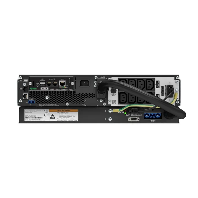 APC Smart UPS SRT SRTL1500RMXLI-NC, 1500VA, Rack, 8x C13, NMC, Überspannungsschutz – Bild 4