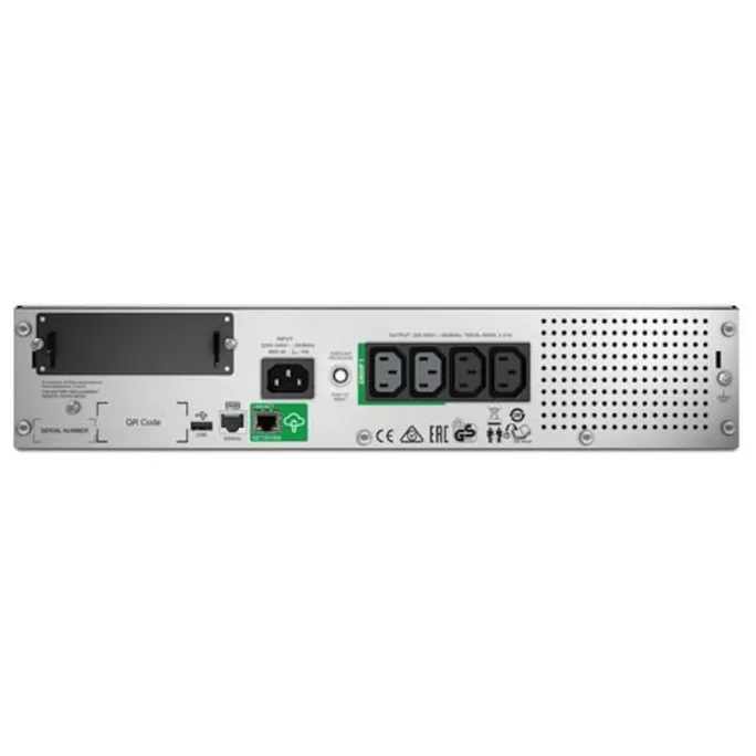 APC Smart UPS SMT750RMI2UC, 750VA, Rack, 4x C13, AVR, Display, SmartConnect + Slot, Überspannungsschutz – Bild 3