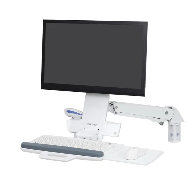 Ergotron StyleView® Steh-Sitz Combo Schwenkarm (weiß) – Bild 2