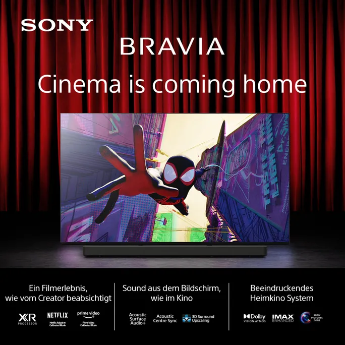 Sony BRAVIA 7 K-65XR70 QLED (XR l Mini LED) 4K HDR Smart TV – Bild 2