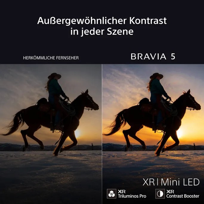 SONY Bravia 5 XR55-K55XR55B 4K XR Mini-LED HDR Smart TV – Bild 5