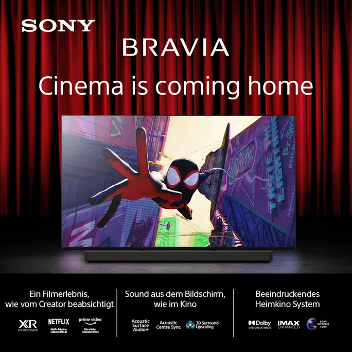 Sony BRAVIA 8 K-65XR80 OLED 4K HDR Smart TV – Bild 2
