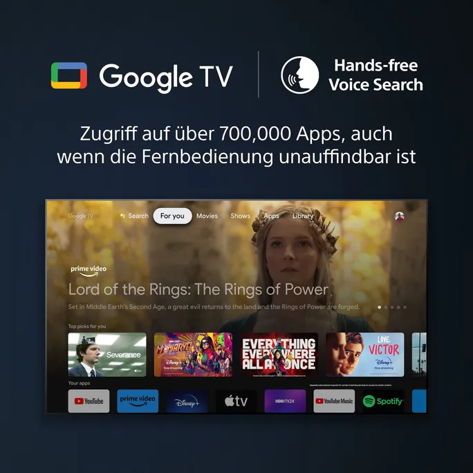 SONY BRAVIA KD-65X85L 164cm 65" 4K LED 120 Hz Smart Google TV Fernseher – Bild 4