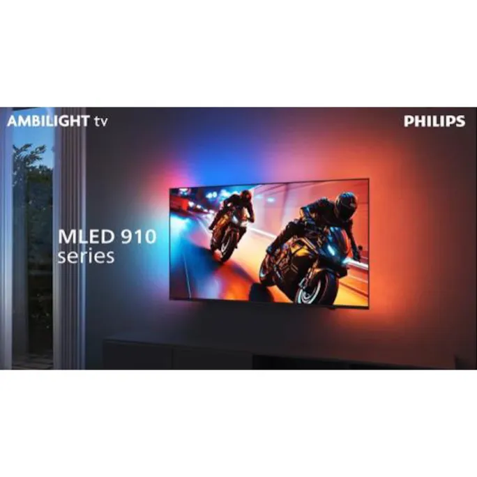Philips 65MLED910/12 164cm 65" 4K miniLED Ambilight Smart TV Fernseher – Bild 2