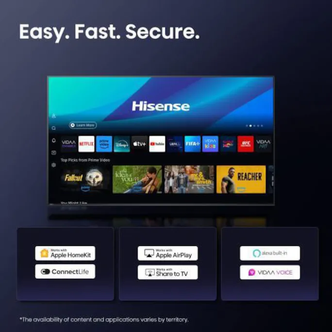 Hisense 55U7Q 139cm 55" UHD Mini LED Smart TV Fernseher – Bild 4