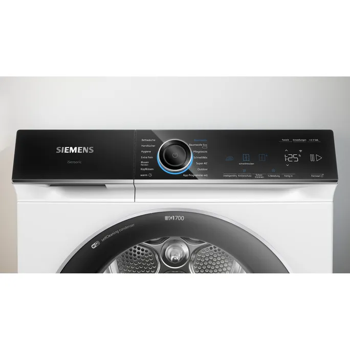 Siemens WQ45B2B40 iQ700 Wärmepumpentrockner 9kg EEK C – Bild 2