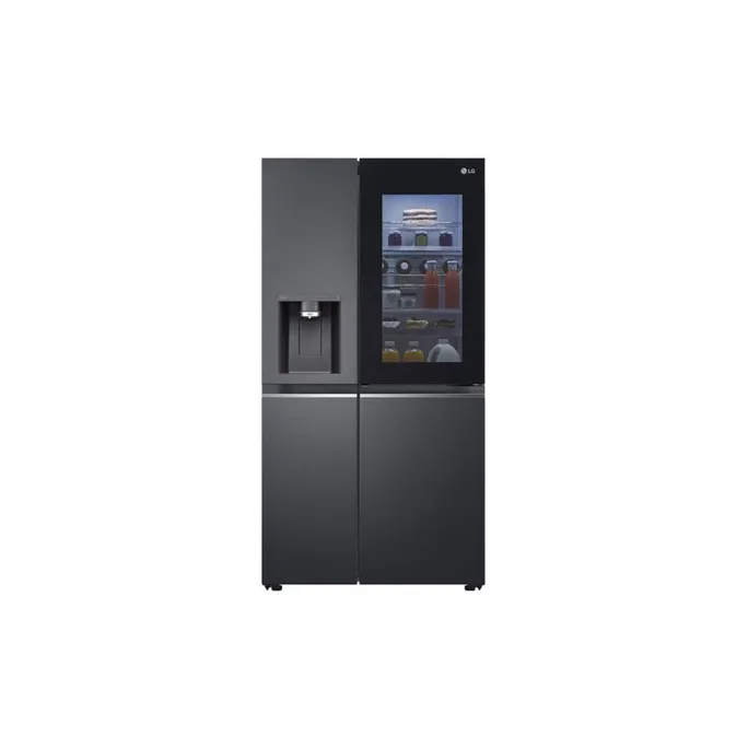LG GSXB90MCDE InstaView Side-by-Side mit Crushed Ice Edelstahl Dark Inox Look – Bild 3