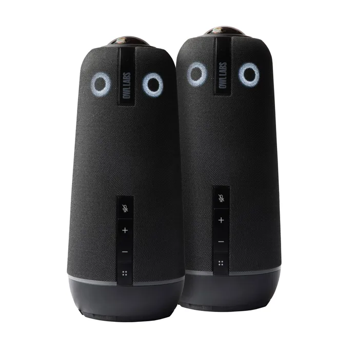 2x OWL LABS Meeting Owl® 4+ (Business-Bundle) mit neuer KI-gestützter Software & 4K Ultra HD-Videoauflösung