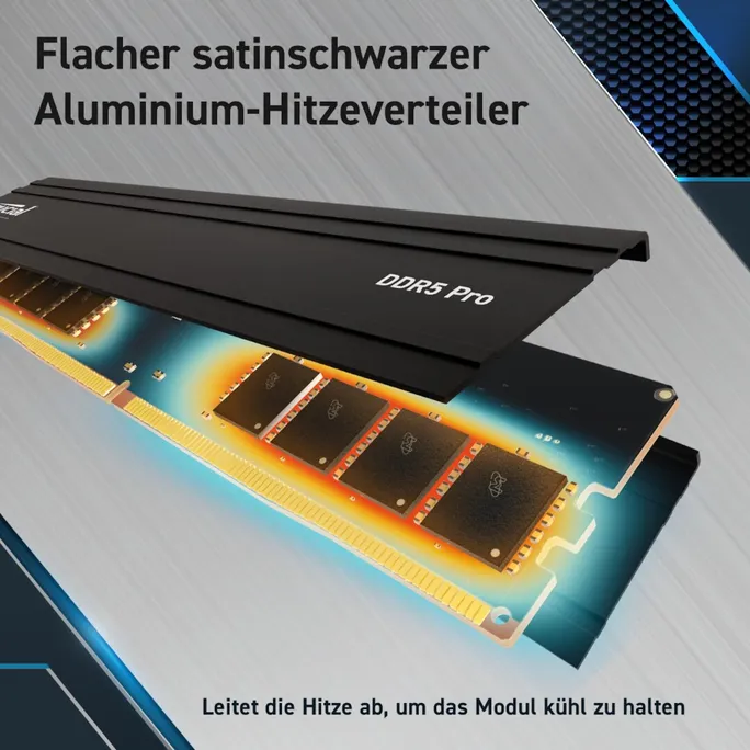 64GB (2x32GB) Crucial Pro DDR4-3200 CL 22 UDIMM RAM Speicherkit – Bild 5