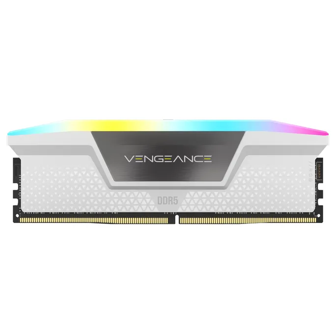 32GB (2x16GB) CORSAIR VENGEANCE RGB DDR5-6000 RAM CL40 Arbeitsspeicher Kit White – Bild 2