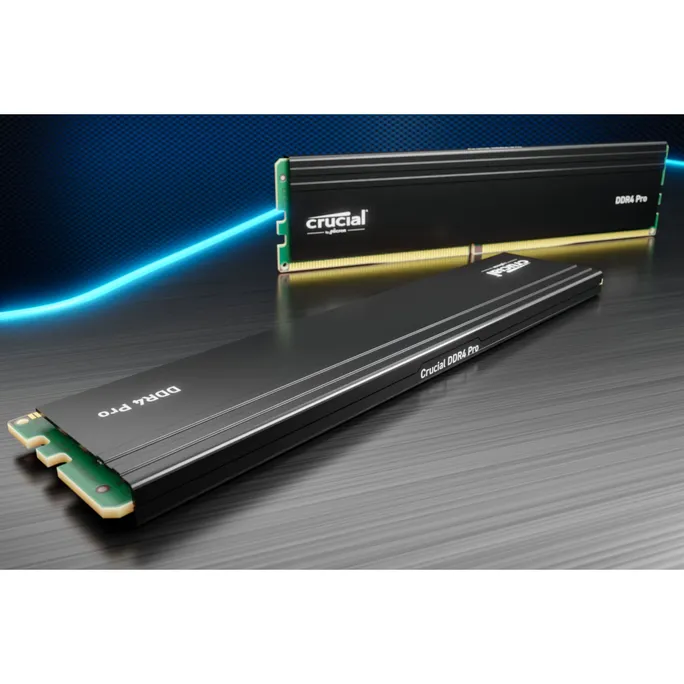 32GB (2x16GB) Crucial Pro DDR4-3200 CL 22 UDIMM RAM Speicherkit – Bild 3