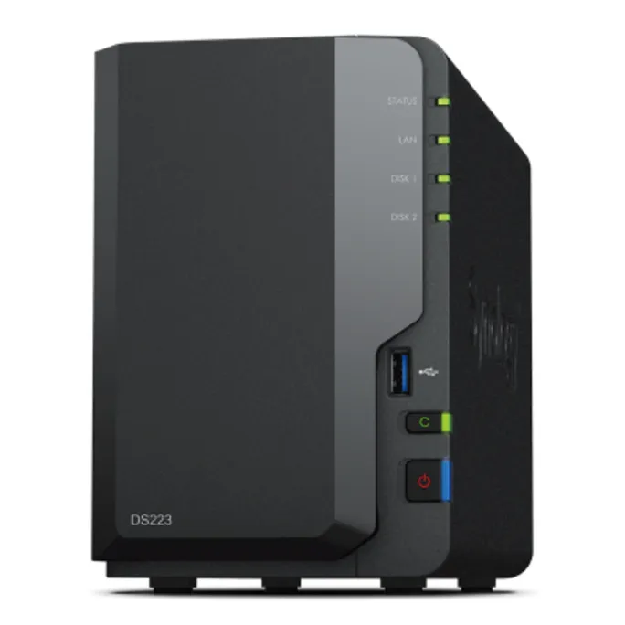 Synology DS223 NAS System 2-Bay 12 TB inkl. 2x 6 TB Synology HDD HAT3300-6T – Bild 2