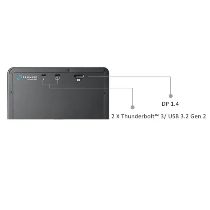 PROMISE Pegasus32 R8 144 TB Thunderbolt 3 RAID – Bild 3
