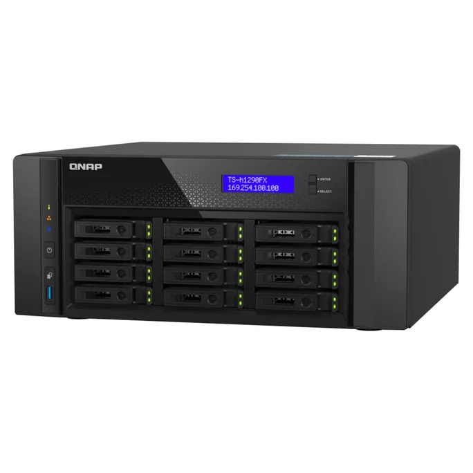 QNAP TS-h1290FX-7302P-256G NAS System 12-Bay – Bild 4