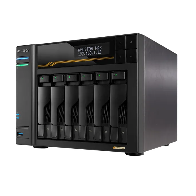 ASUSTOR AS6806T Gen3 Lockerstor 6 NAS System 6-bay – Bild 2
