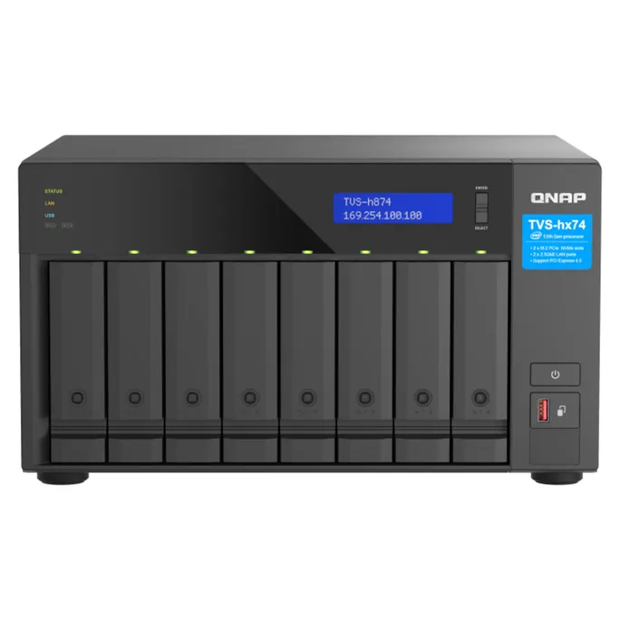 QNAP TVS-h874X-i9-64G NAS System 8-Bay – Bild 2