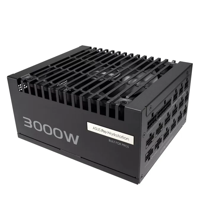ASUS Pro WS 3000W ATX Netzteil ATX3.1 PCIe5.1 80+ Platinum schwarz – Bild 2