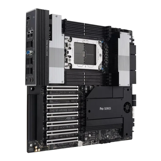 ASUS Pro WS WRX90E-SAGE SE Workstation Mainboard Sockel sTR5 USB 3.2(C) – Bild 3