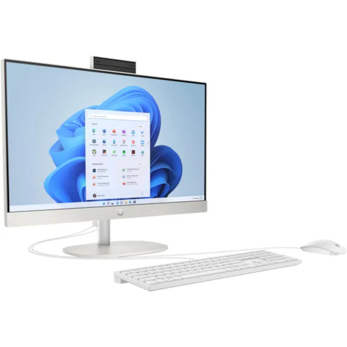 HP 24-cr0000ng AiO 23,8" FHD i5-1335U 8GB/512GB SSD Win11 8R2S0EA#ABD weiß – Bild 4