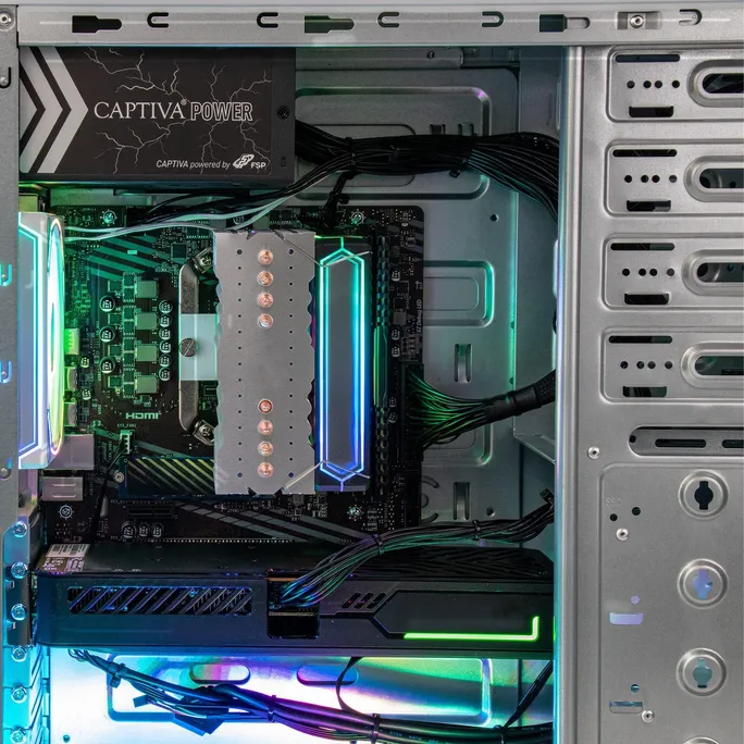 Captiva PC Advanced Gaming R98-608 Ryzen 7 5700X 32GB/1TB SSD RTX 5060 Win11 – Bild 4