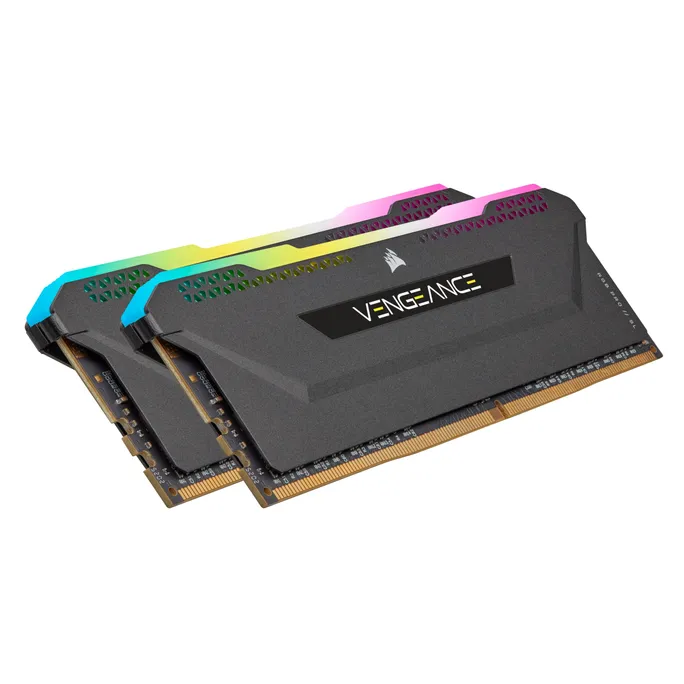 32GB (2x16GB) Corsair Vengeance RGB PRO SL DDR4-3200 RAM CL16 (16-20-20-38) Kit – Bild 2