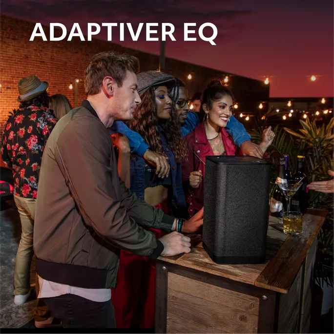 Ultimate Ears HYPERBOOM Schwarz, Bluetooth Lautsprecher (A2DP), PartyUp Funktion, One-Touch-Musiksteuerung, Adaptiver EQ – Bild 4