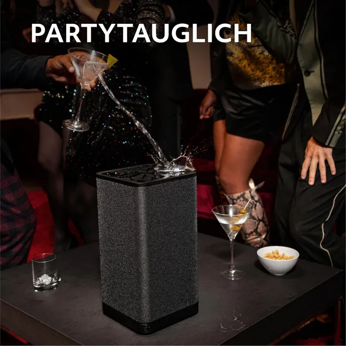 Ultimate Ears HYPERBOOM Schwarz, Bluetooth Lautsprecher (A2DP), PartyUp Funktion, One-Touch-Musiksteuerung, Adaptiver EQ – Bild 5